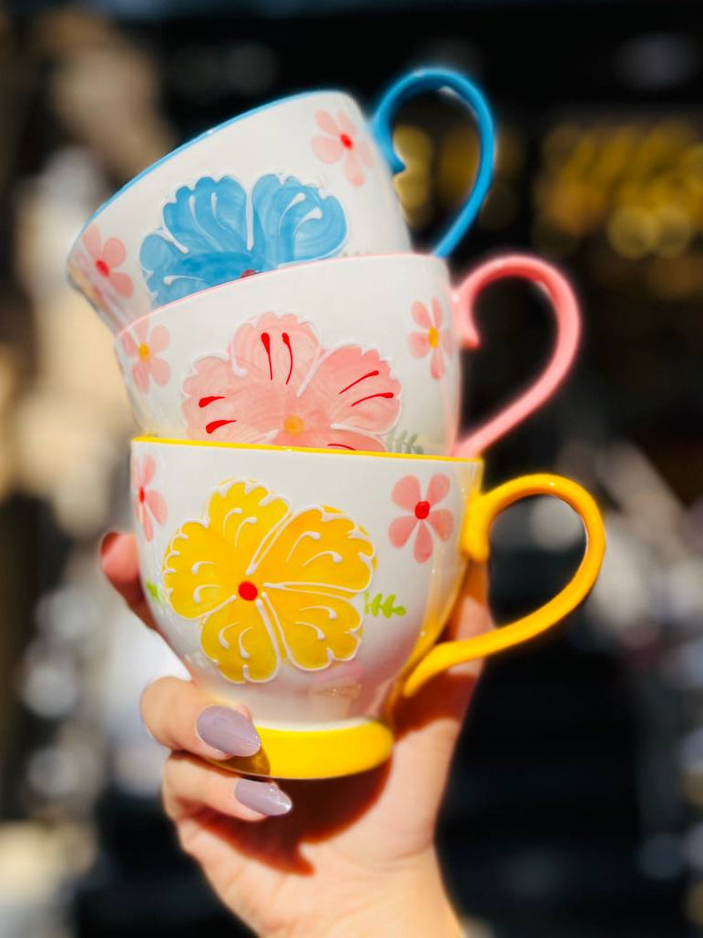 Blooming Floral Ceramic Mug