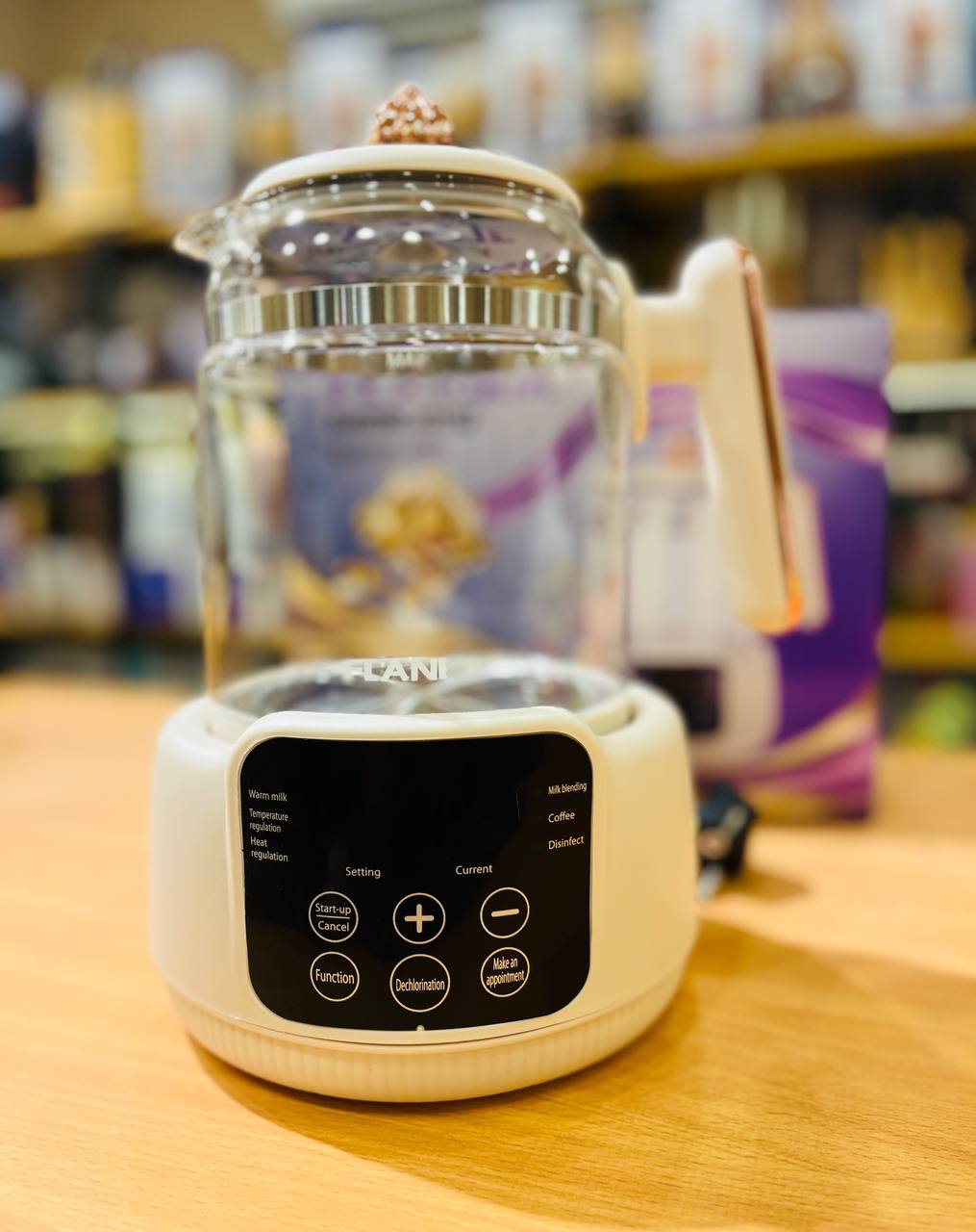 Royal Crown Glass Kettle