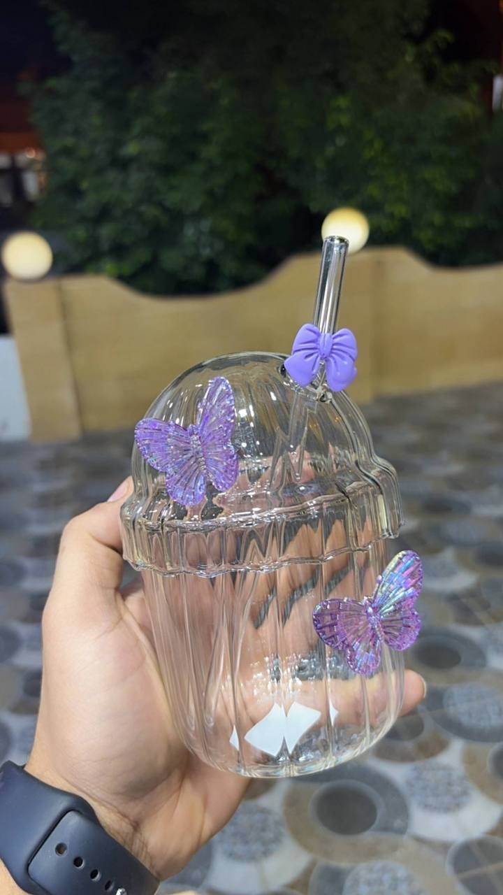 Whimsical Butterfly Dome Cup