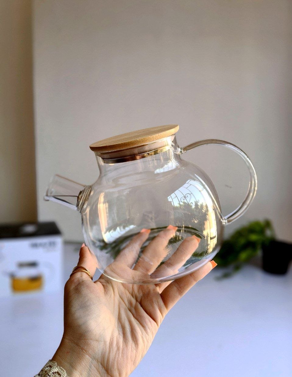 Minimalist Glass Teapot
