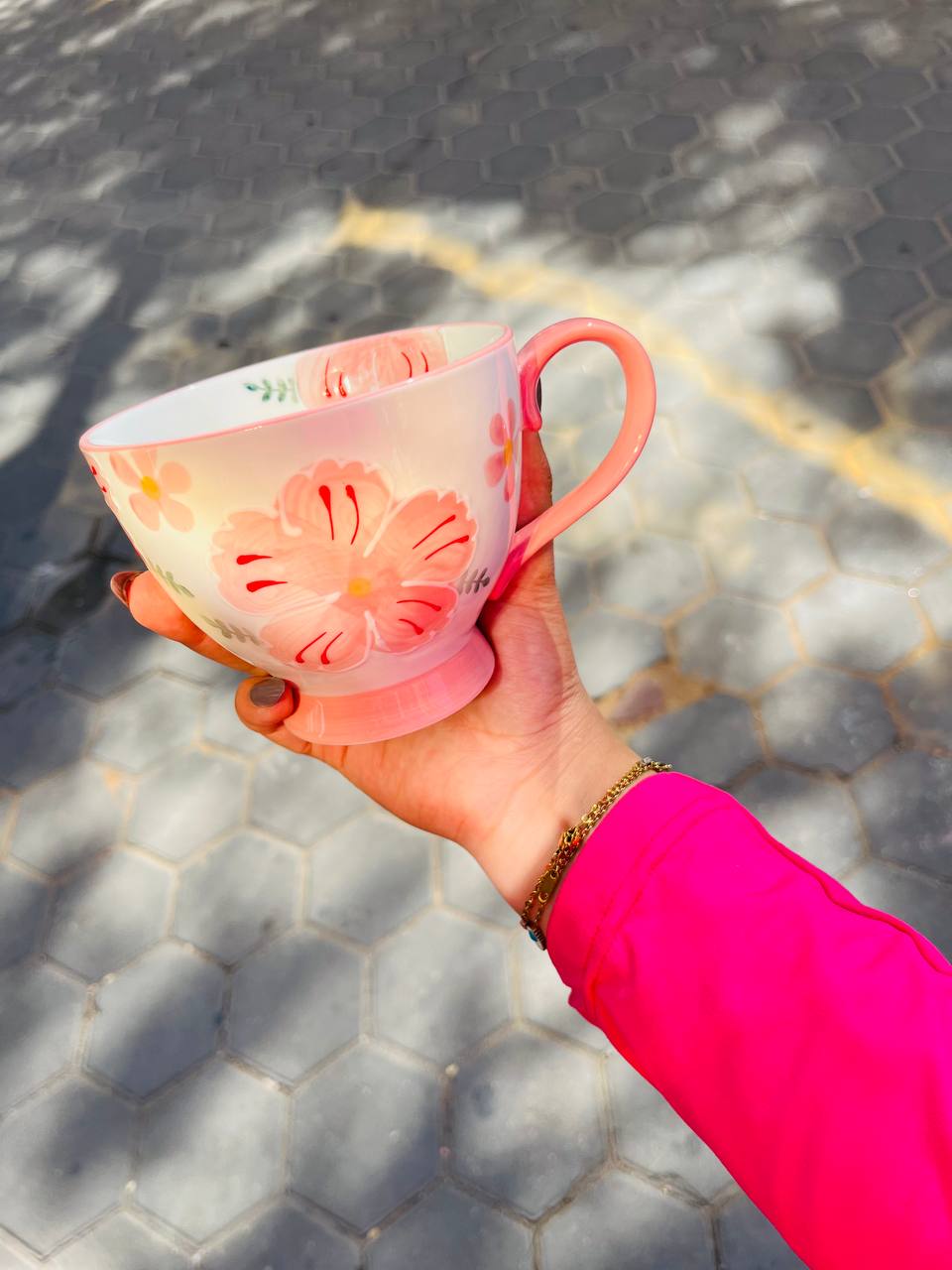 Blooming Floral Ceramic Mug