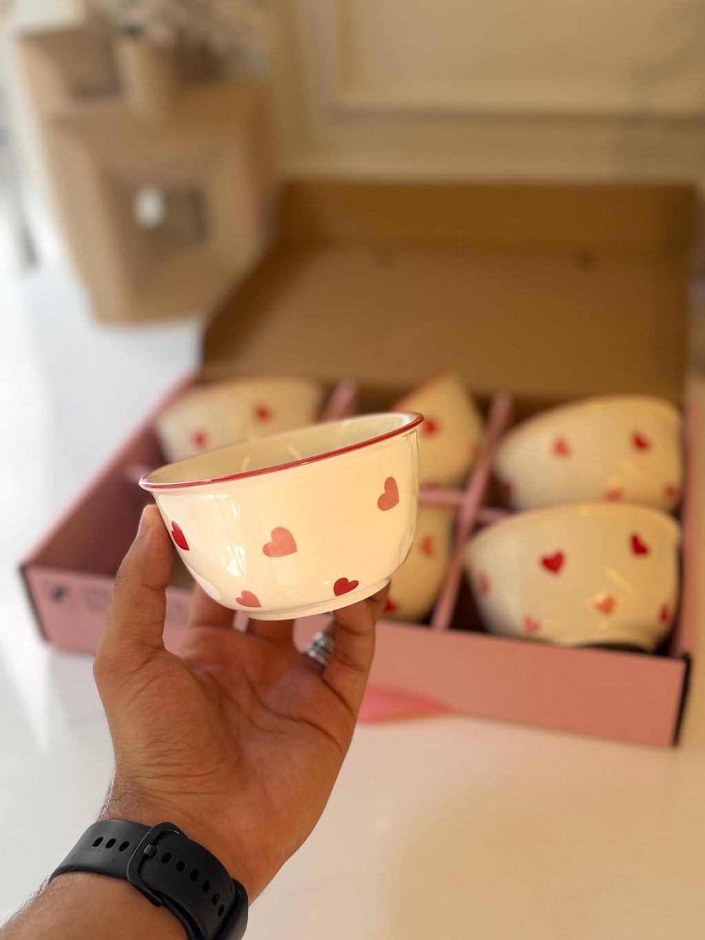 طقم بولات "هارت بيت" للتقديم (Heartbeat Bowls Set)