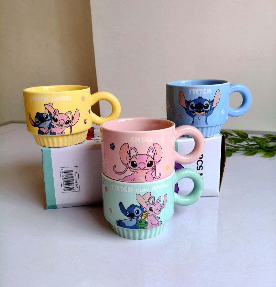 Stitch Stackable Mug Set