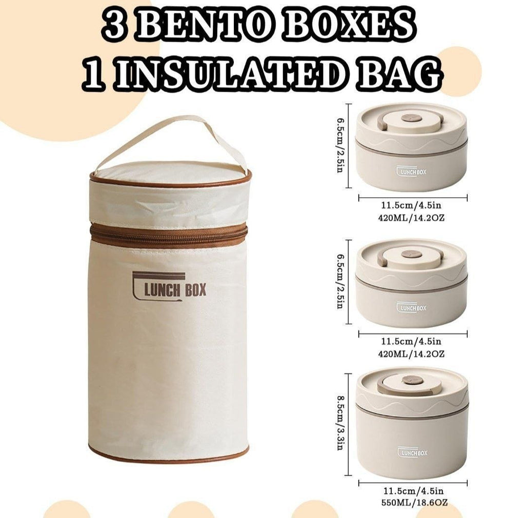 The Trio Thermal Bento Set