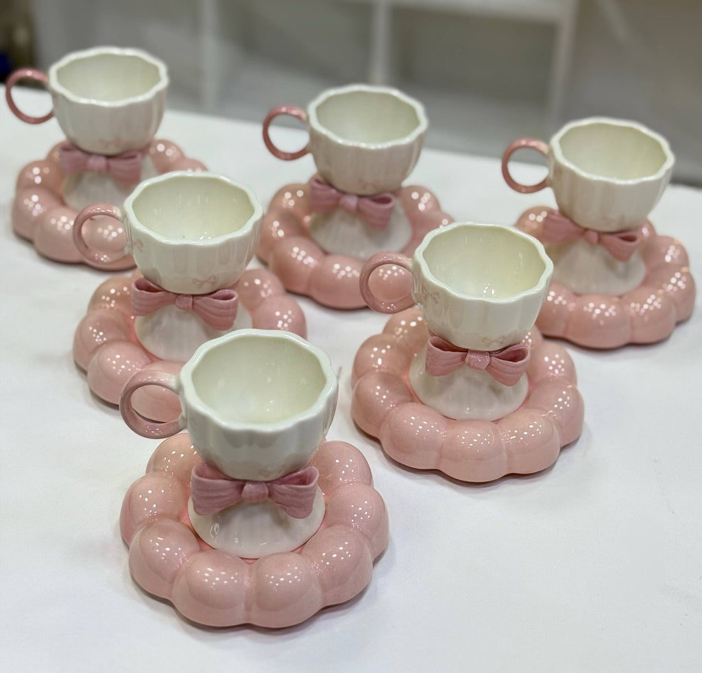 Coquette Pink Tea Set