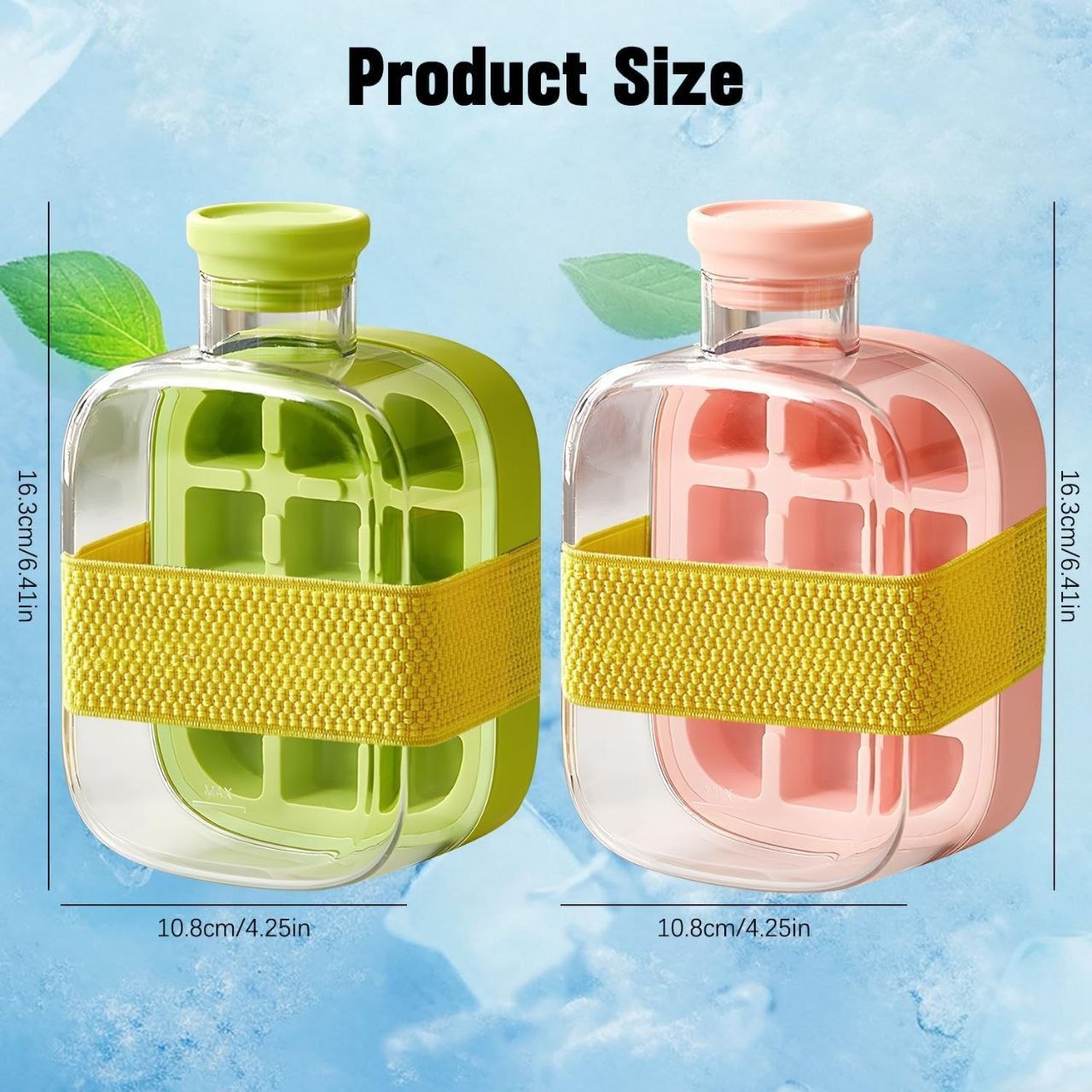 ChillCube Flask 2. Sip & Freeze Bottle