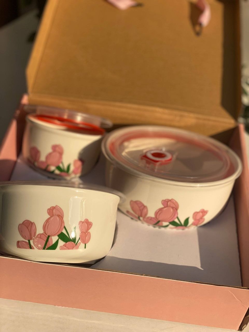 Vintage Tulip Bowl Set