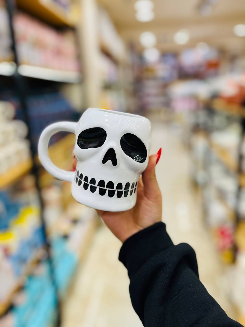 Gothic 3D Skull Mug