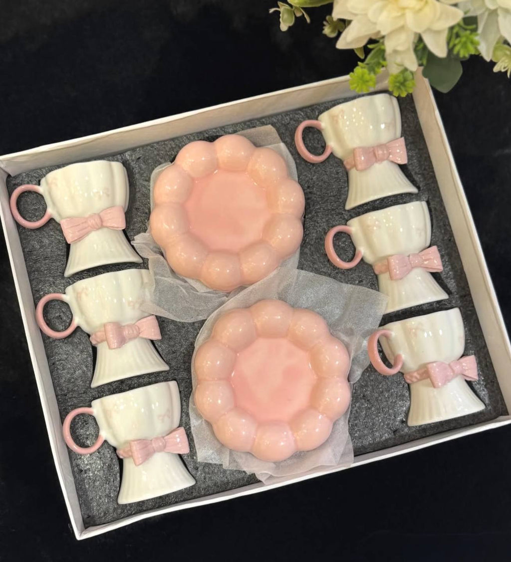 Coquette Pink Tea Set