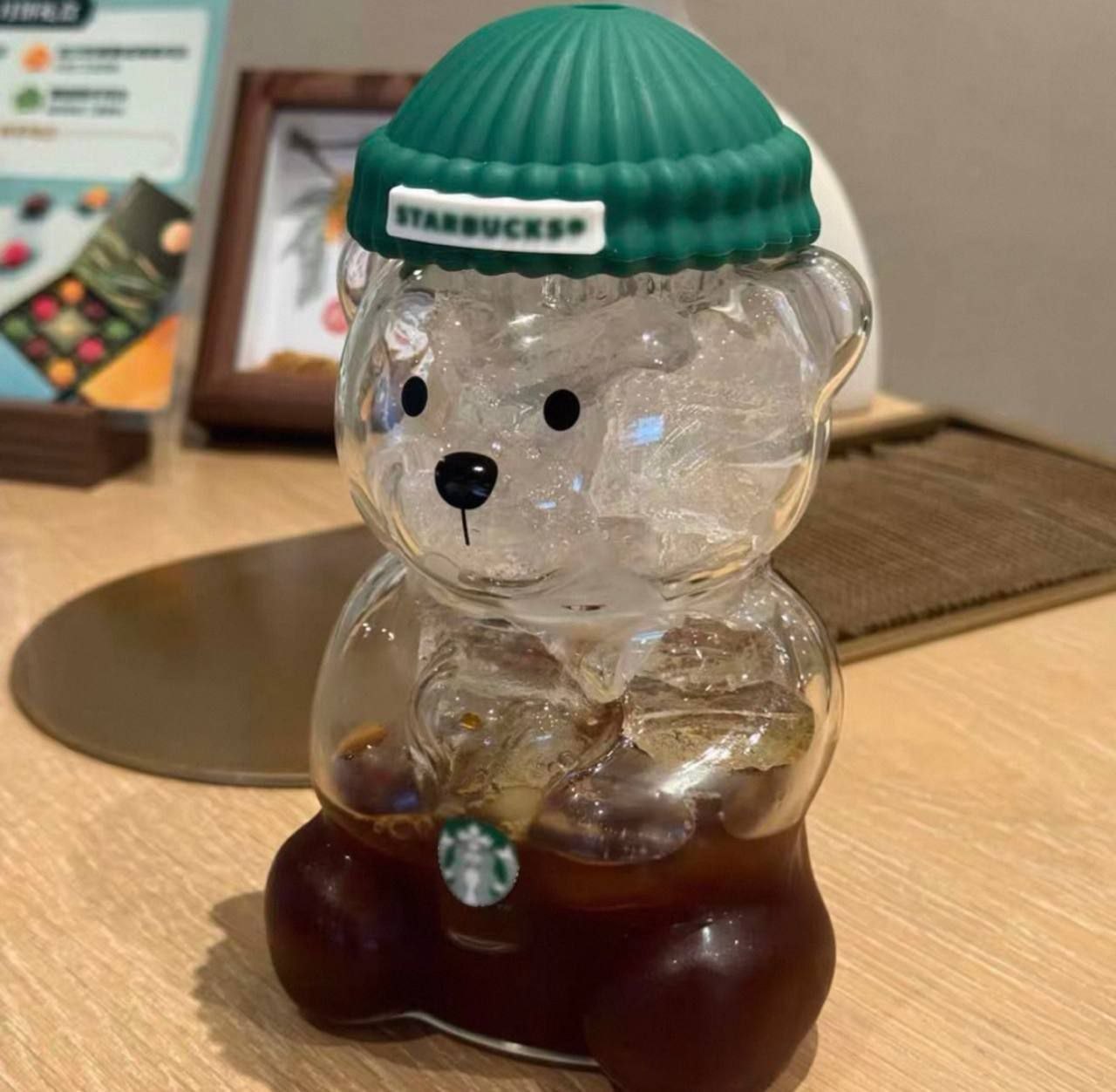 Cozy Bear Glass Tumbler