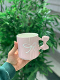 Porcelain Bow Mug