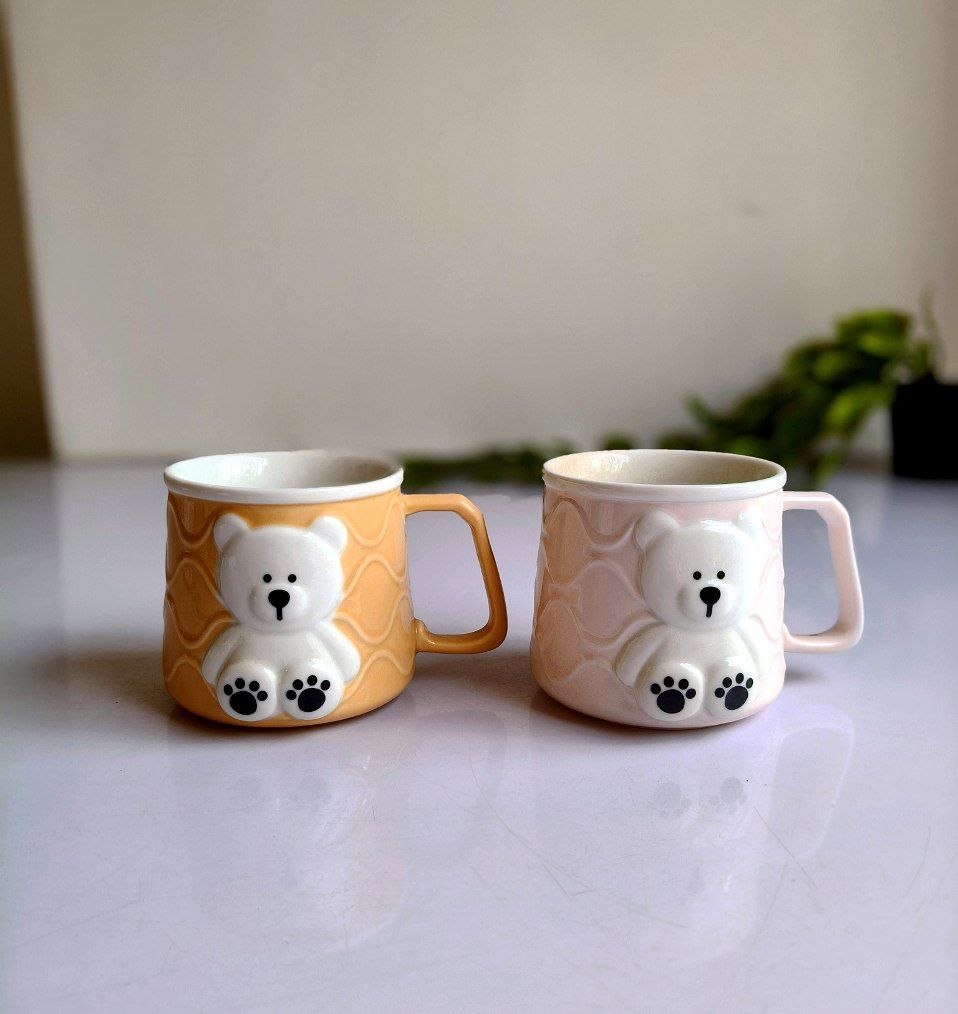 Quilted 3D Bear Mug