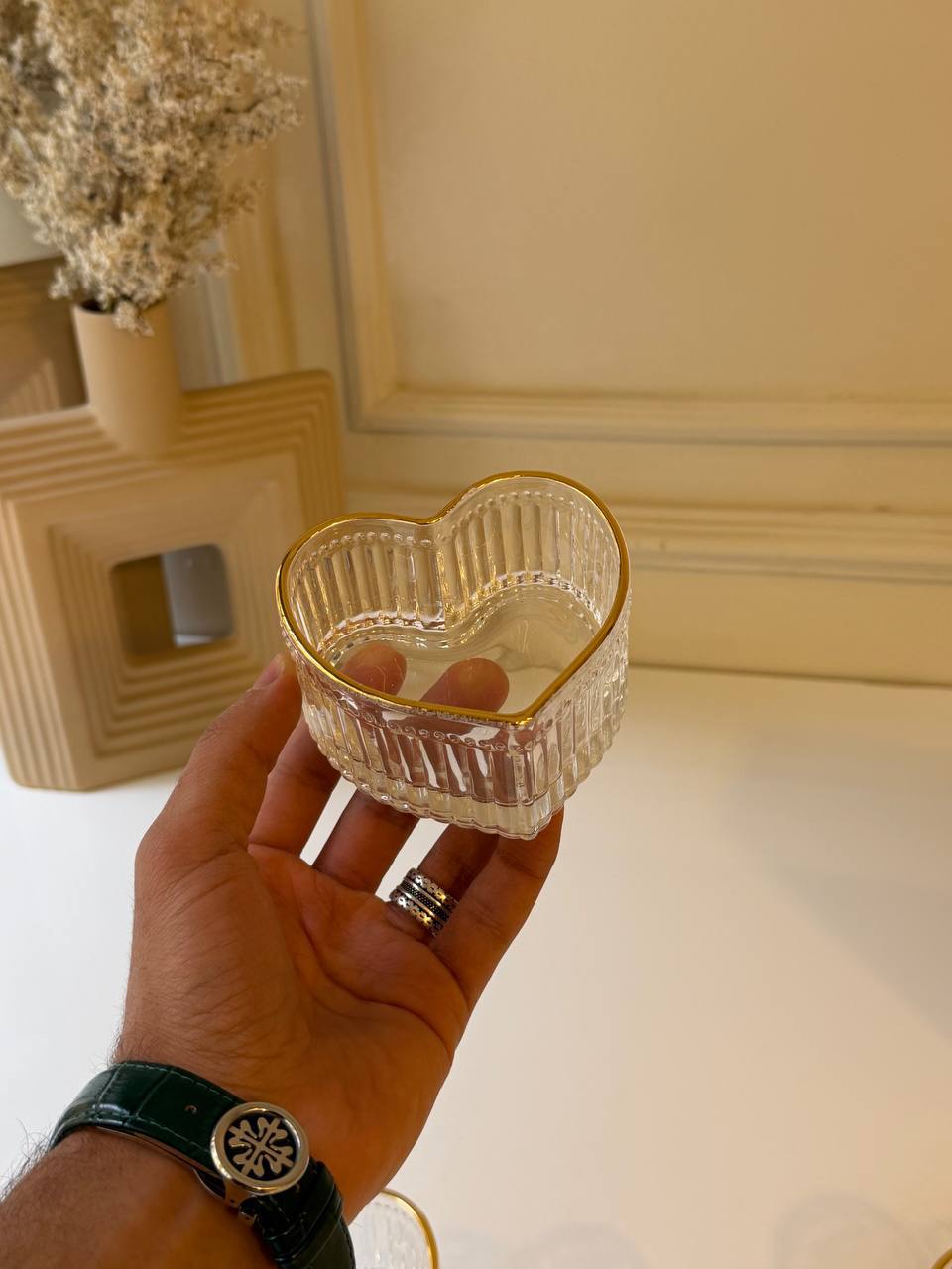 Heart Glass Bowls