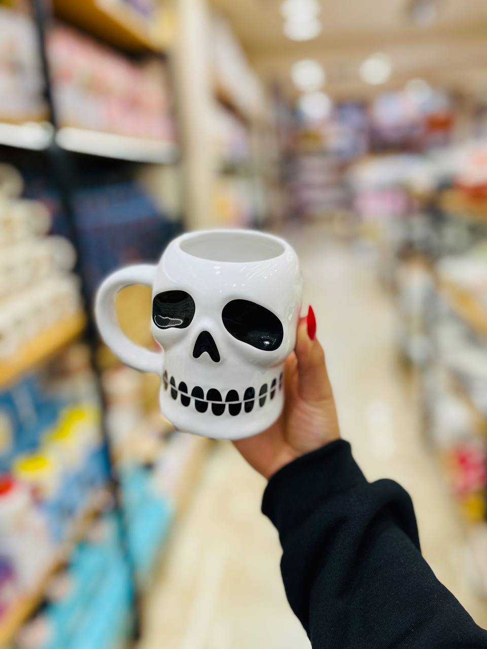 Gothic 3D Skull Mug