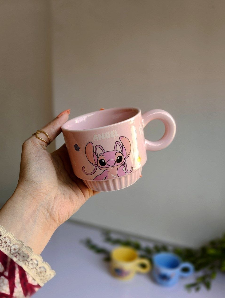 Stitch Stackable Mug Set