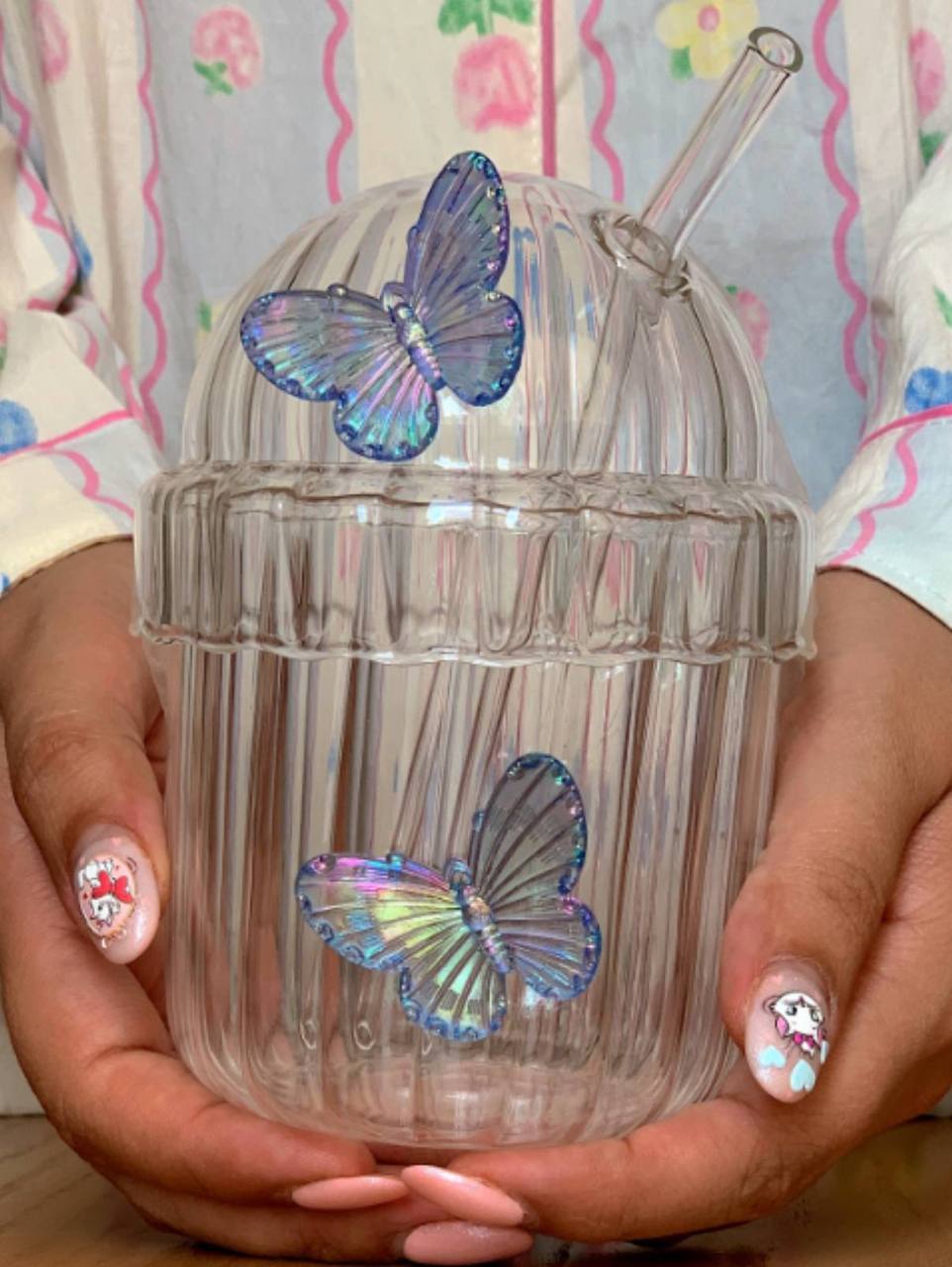 Whimsical Butterfly Dome Cup