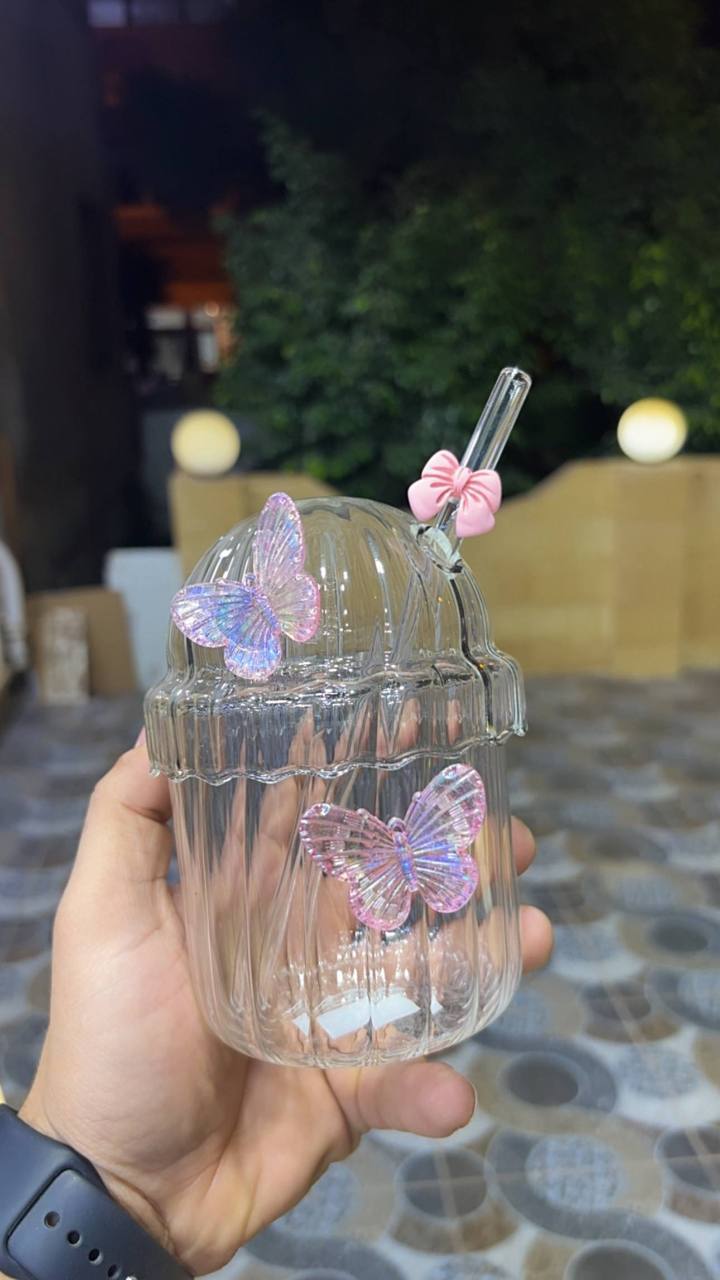 Whimsical Butterfly Dome Cup