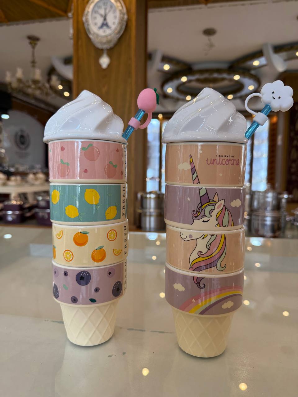 Kawaii Soft Serve Tumbler set