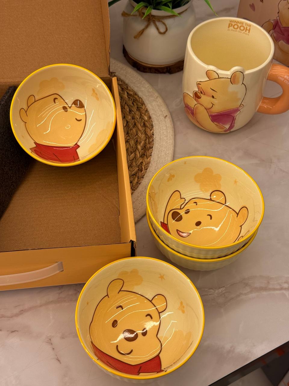 Pooh Bear Bowl Set