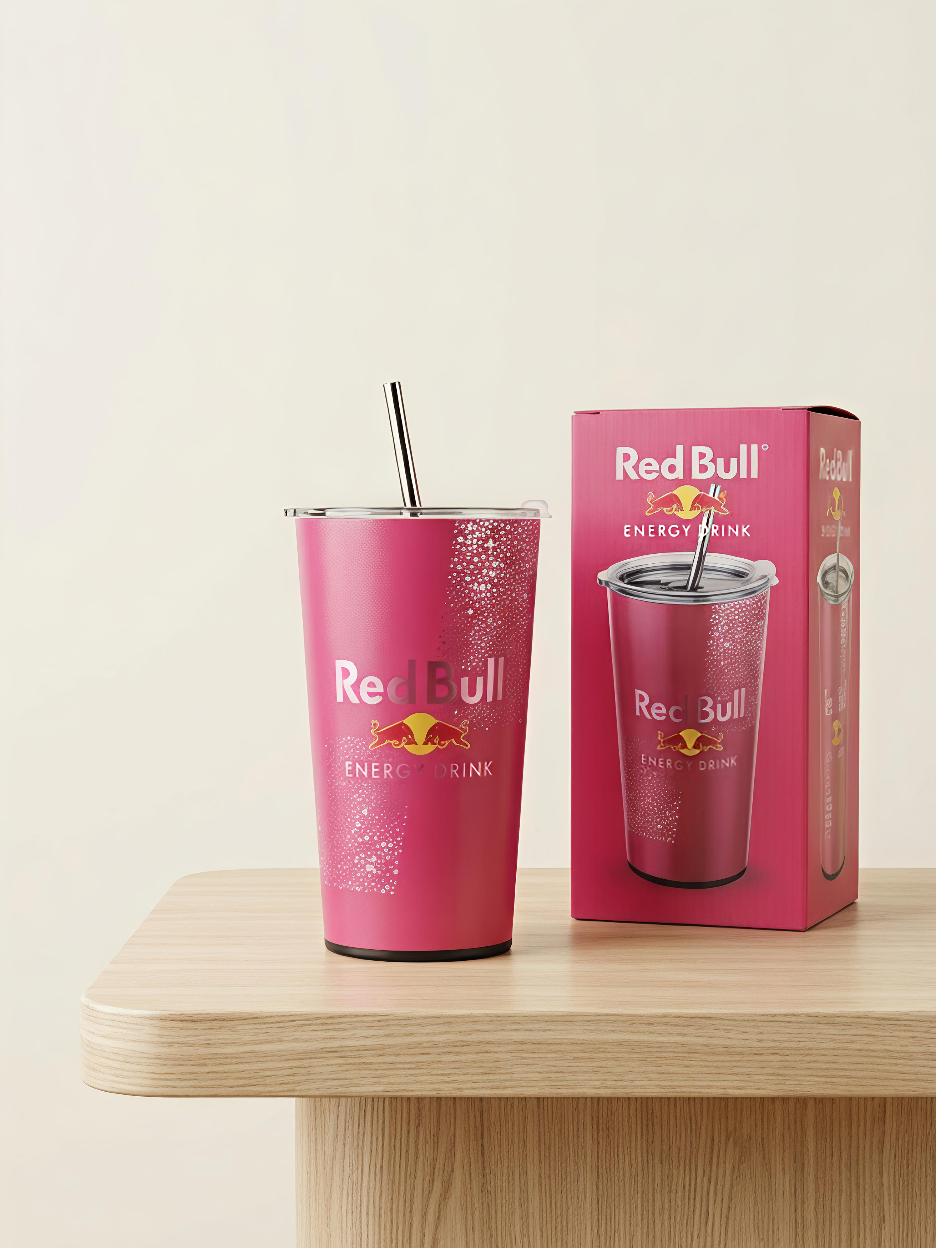 Glow & Go Red Bull Cup (مج ريد بول المضيء)