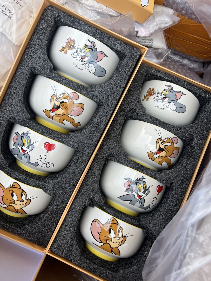 Tom Jerry Bowls 4P