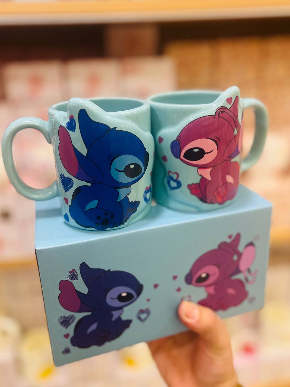 Stitch & Angel Romantic "Pair Mug" Gift Set
