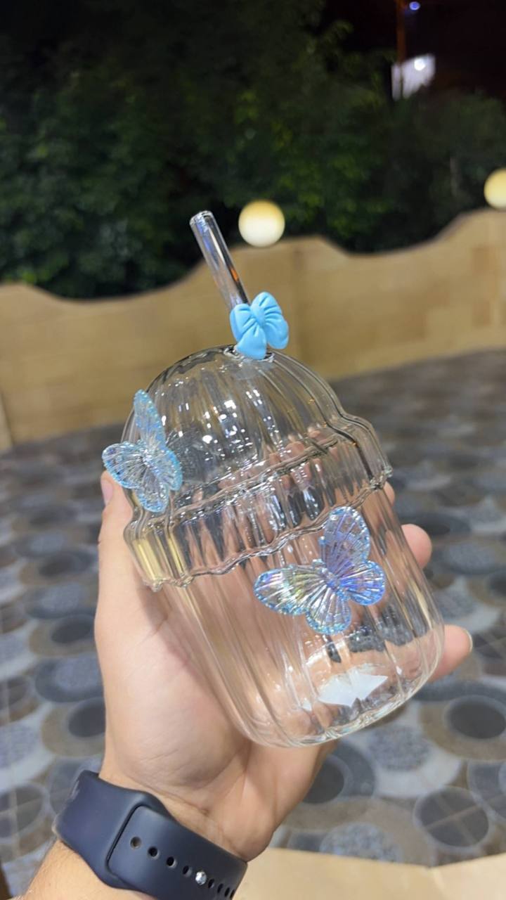 Whimsical Butterfly Dome Cup