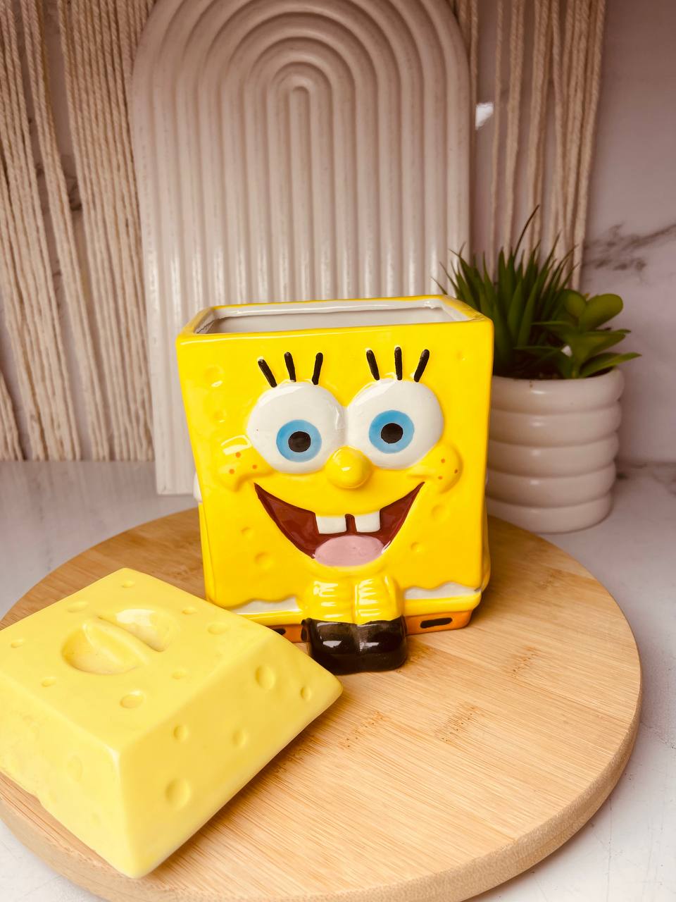 Square Spongebob Face Mug