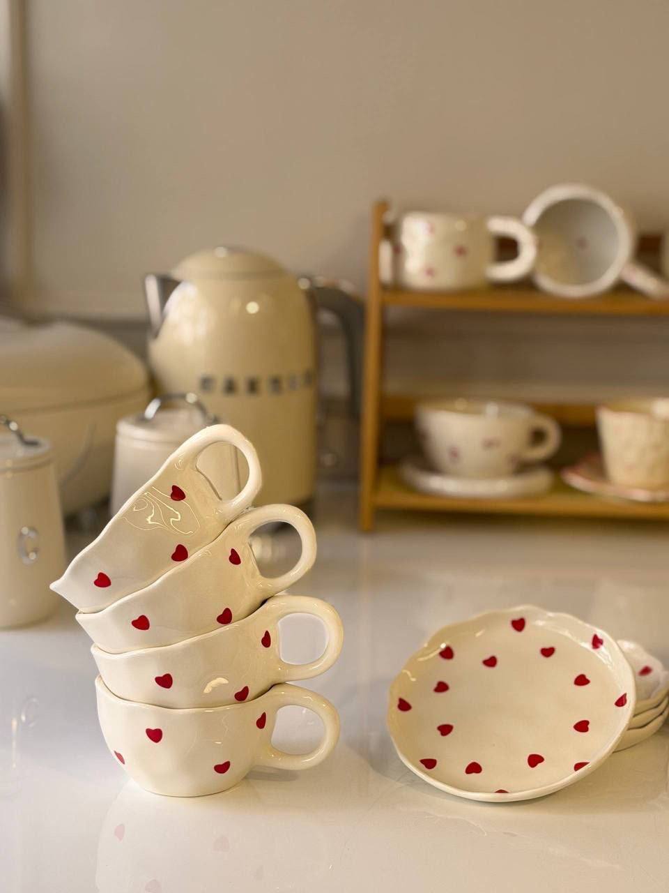 Tiny Hearts Wavy Set