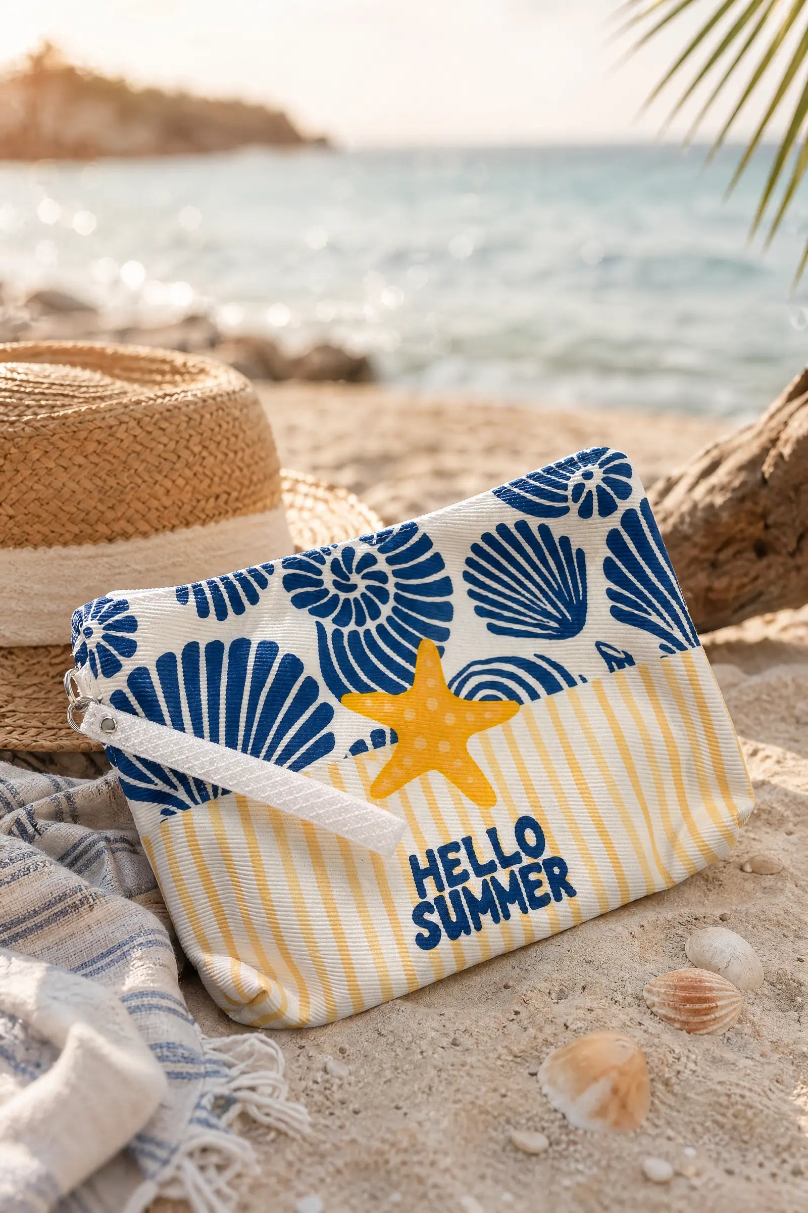 Sun-Kissed Clutch Bag