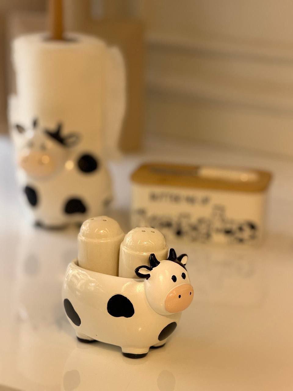 Cute Cow Kitchen Set