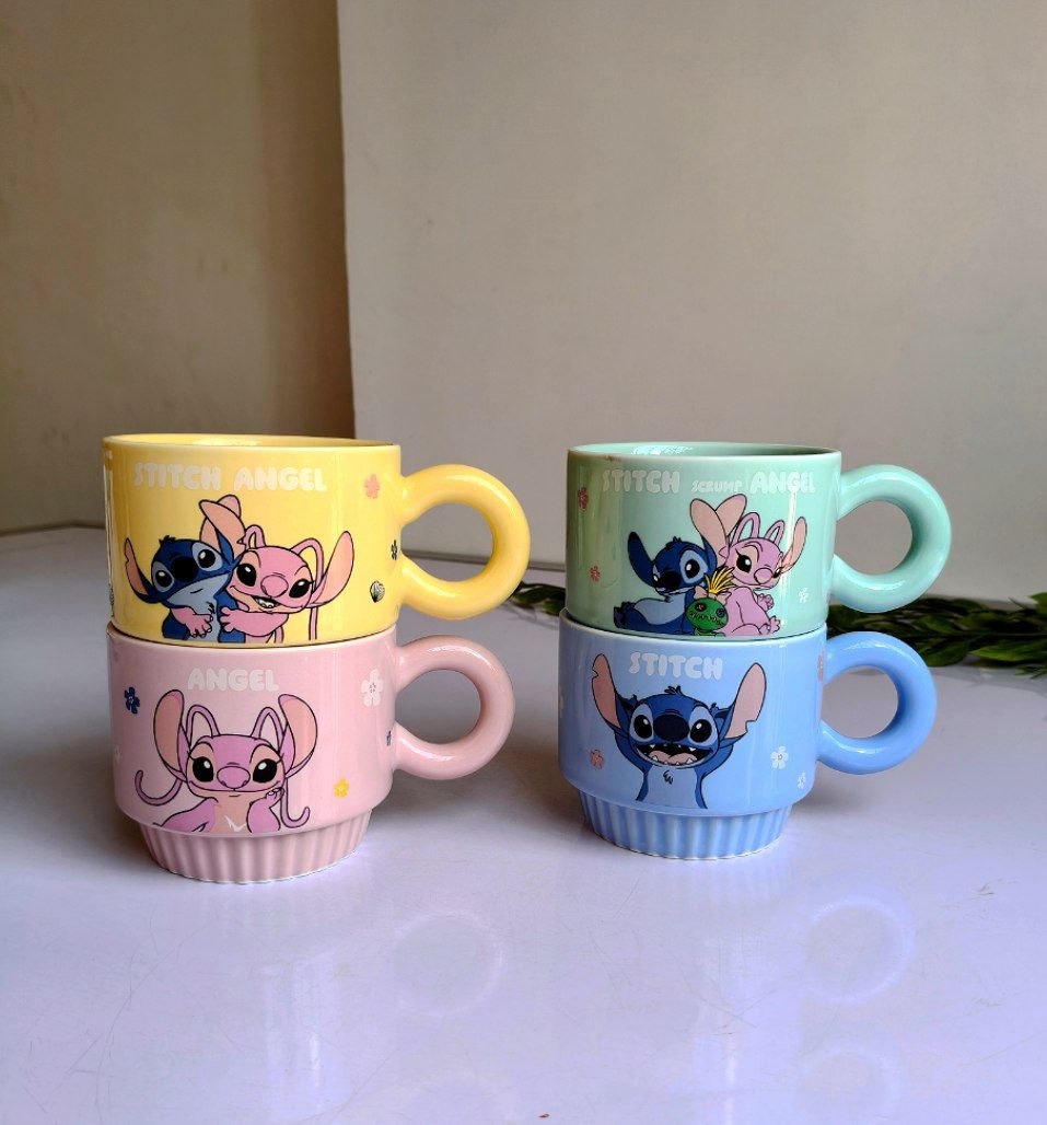 Stitch Stackable Mug Set