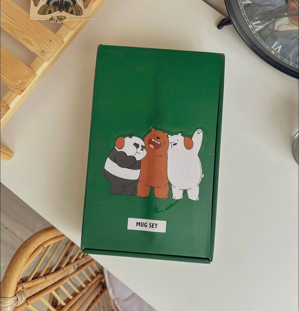 Stackable Bear Mug Set