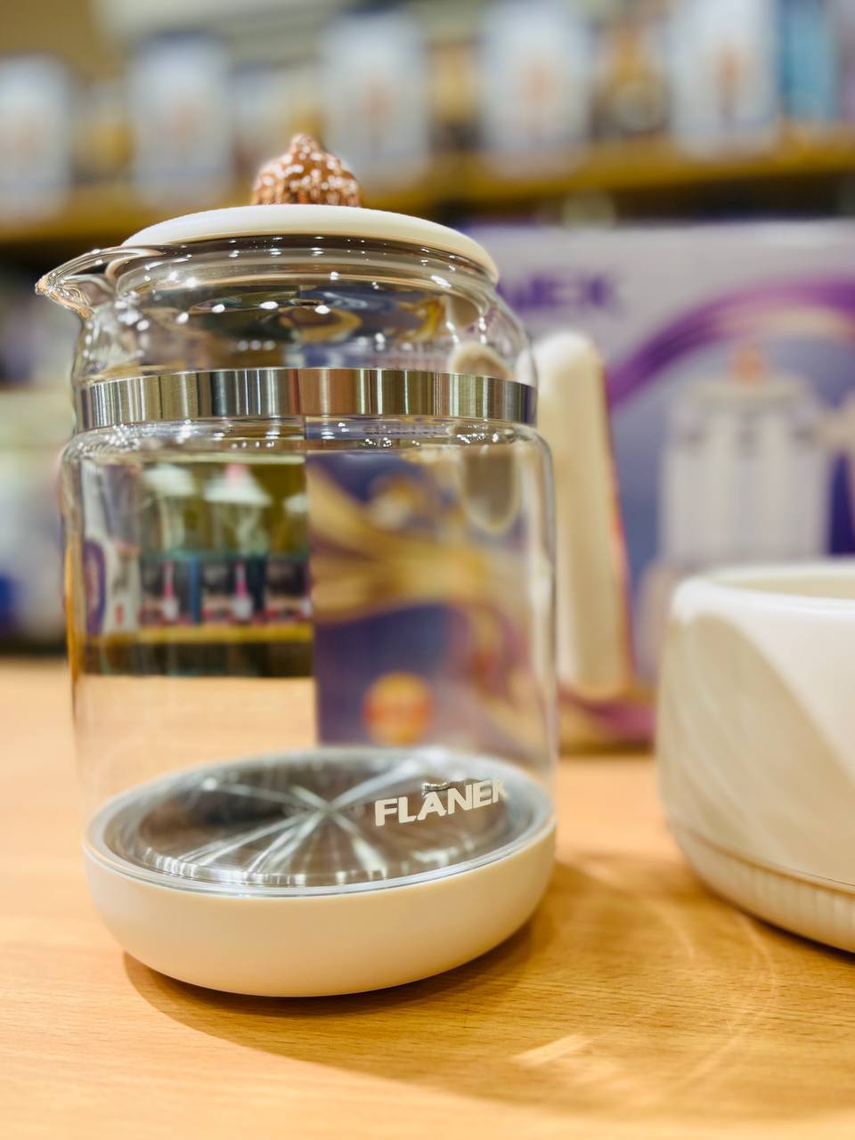 Royal Crown Glass Kettle