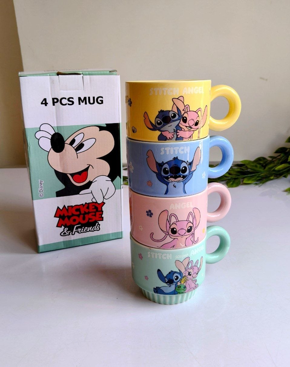 Stitch Stackable Mug Set
