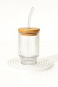 Minimalist Fluted Glass Cup