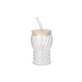 Swirl Base Glass Tumbler