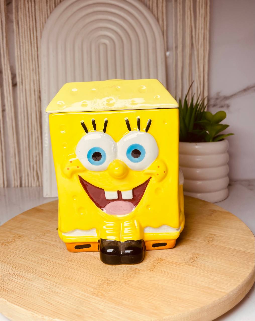 Square Spongebob Face Mug