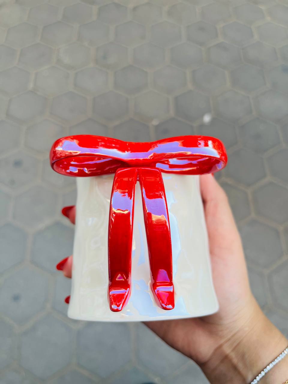 Ribbon Charm Mug