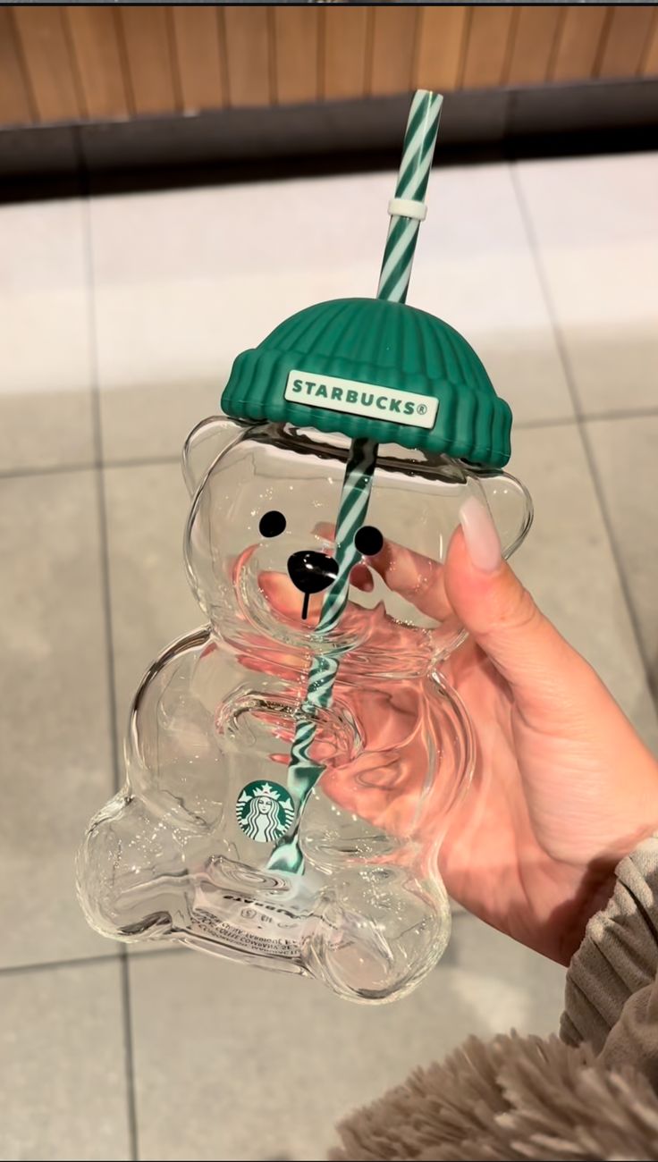 Cozy Bear Glass Tumbler