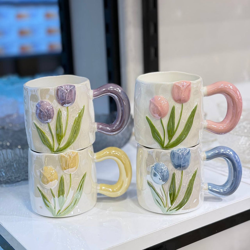 Flower Relief Mug