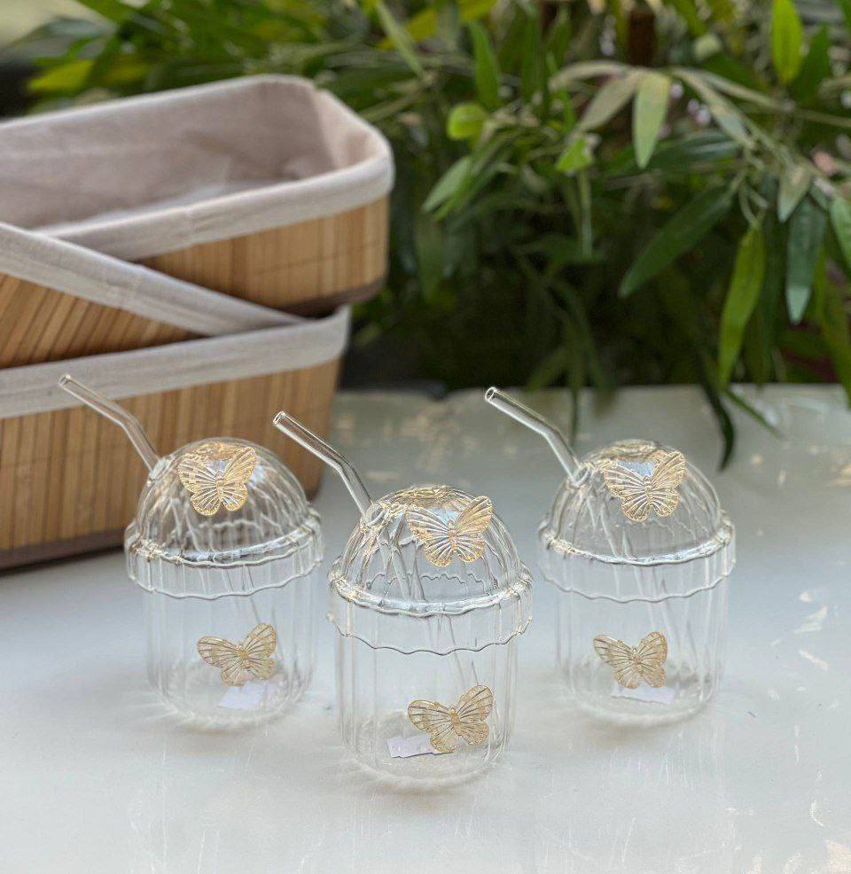 Whimsical Butterfly Dome Cup
