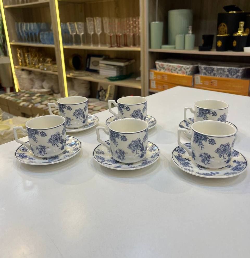 Royal Blue Coffee Set