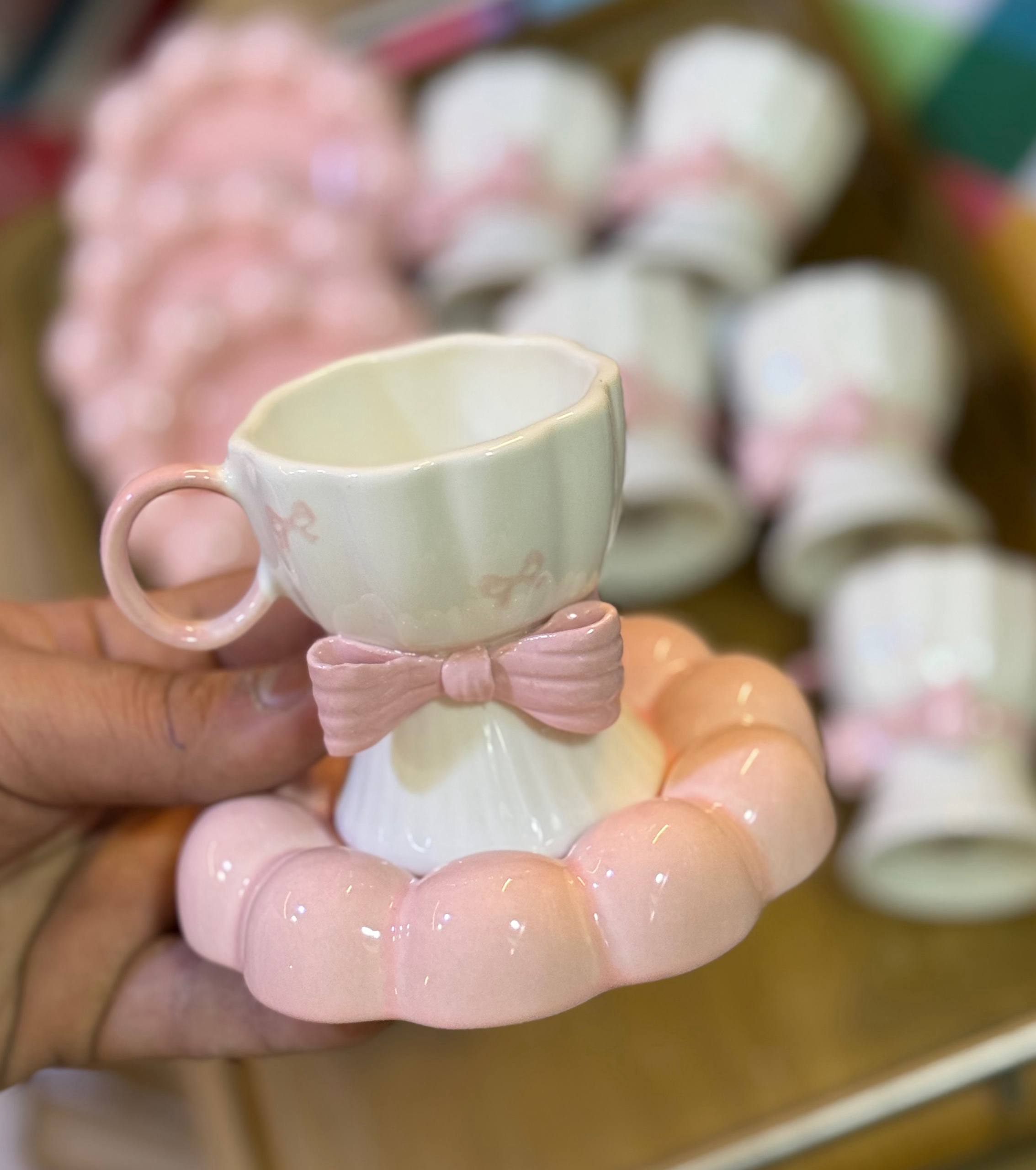 Coquette Pink Tea Set