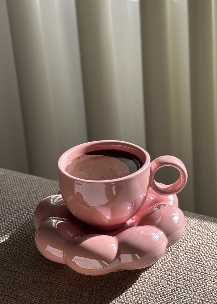 Pastel Cloud Chubby Mug & Saucer Set