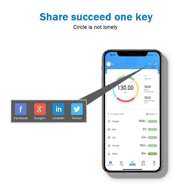 Smart Bluetooth Body Scale